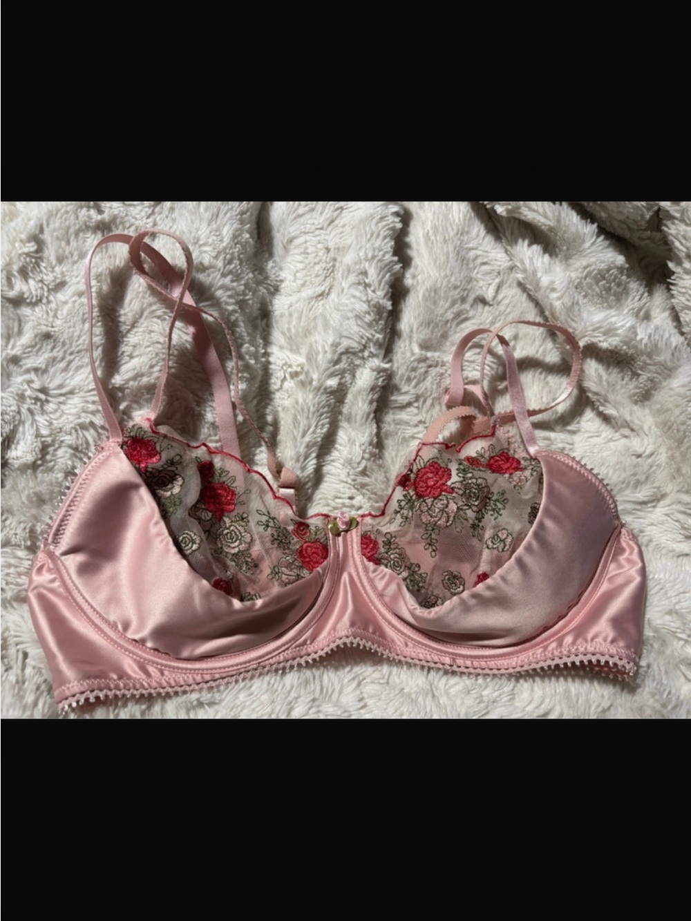Floral Lingerie Bra